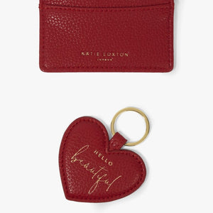KL Heart Keychain & Card Holder Set