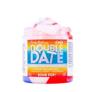 Double Date Whipped Soap and Shave - Bomb Pop